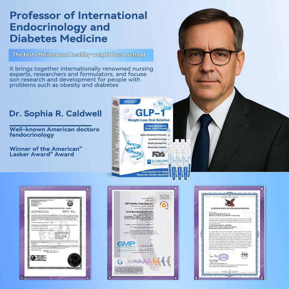 IFMAGIC® GLP-1 Pro Weight Loss Oral Solution✅Recommended doctors for obesity in the USA👩⚕️Suitable for obesity, cardiovascular diseases, diabetes, sleep apnea, high cholesterol and blood lipids, joint problems, and various other conditions🌱