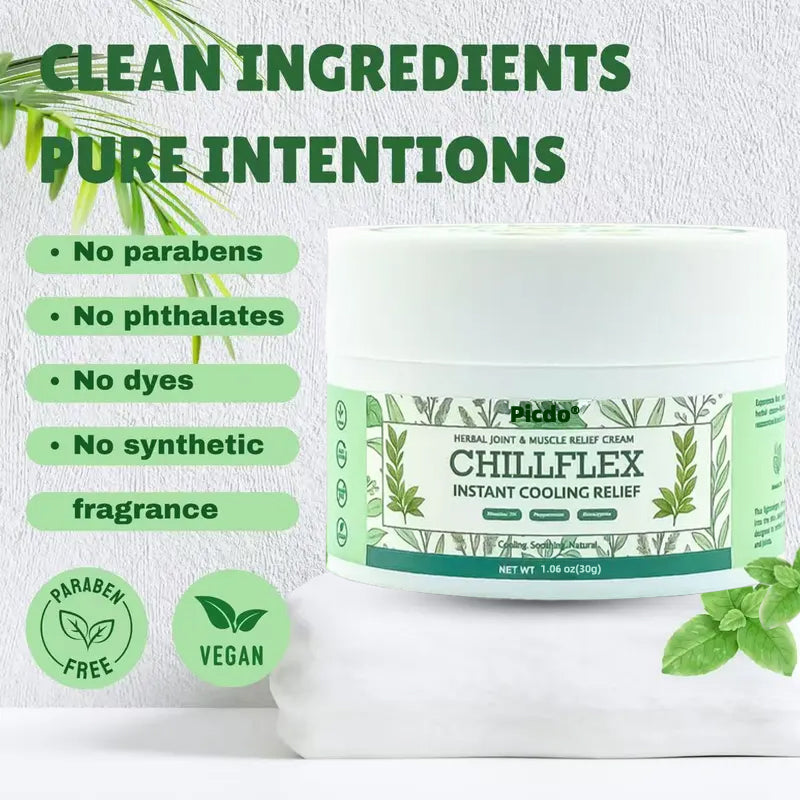 Picdo® Chillflex Fast-Acting Joint Pain Cream🌱For the treatment of |Arthritis|Joint deformities|Rheumatism|Sports injuries|Muscle injuries