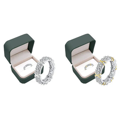 （Last Day of Limited Time Discount(🔥💥) CZTICLE™ Magnetic Moissanite Diamond Ring